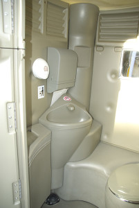 intérieur cabine sanitaire autonome premium