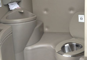 intérieur cabine sanitaire autonome premium