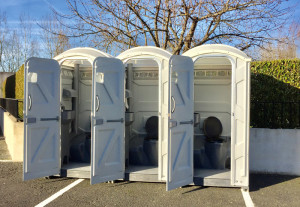 extérieur cabine sanitaire mixte